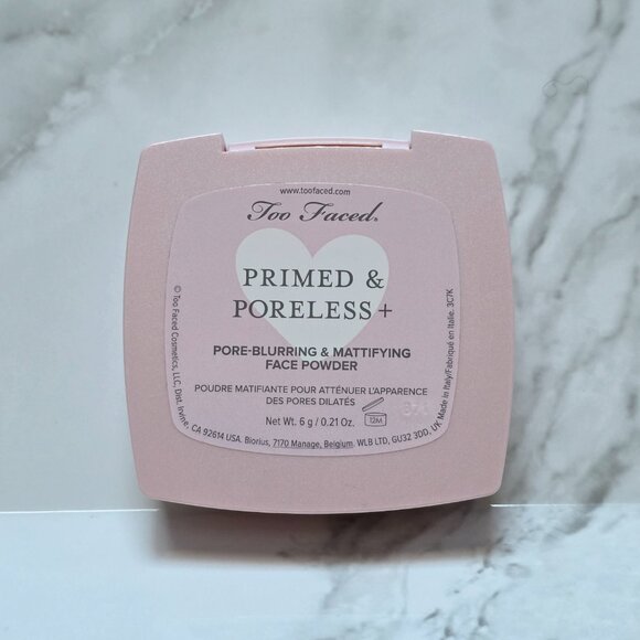 Too Faced PRIMED & PORELESS Pore Blurring & Mattifying Face Powder (0.21 oz.) - Picture 6 of 6
